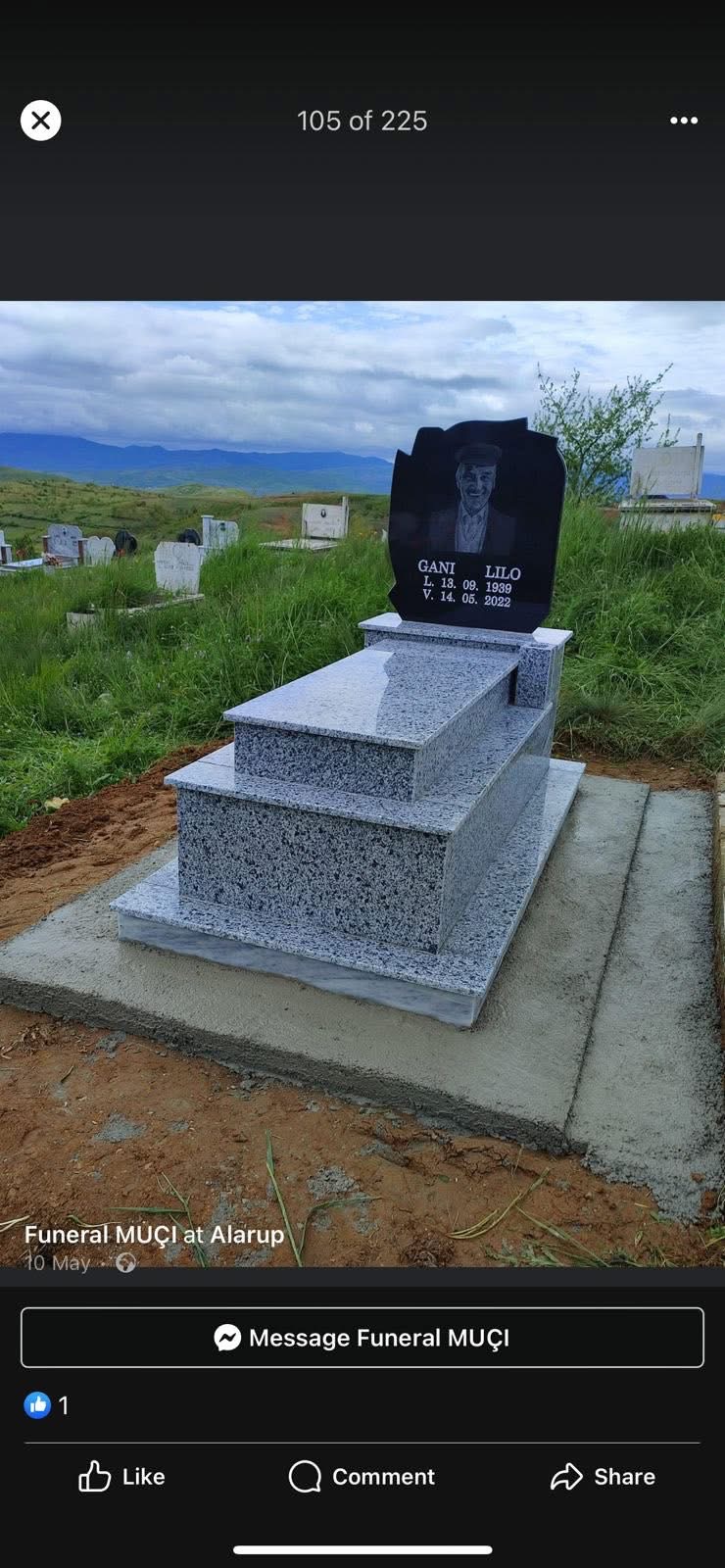 Monument nga Shërbimet Funerale Muçi 3